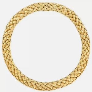 Van Cleef & Arpels 18k Yellow Gold choker necklace